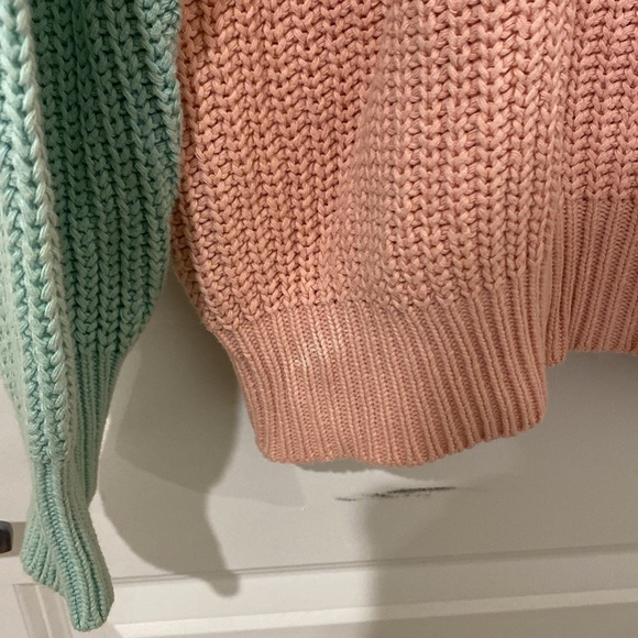 american apparel color block sweater - Picture 5 of 5